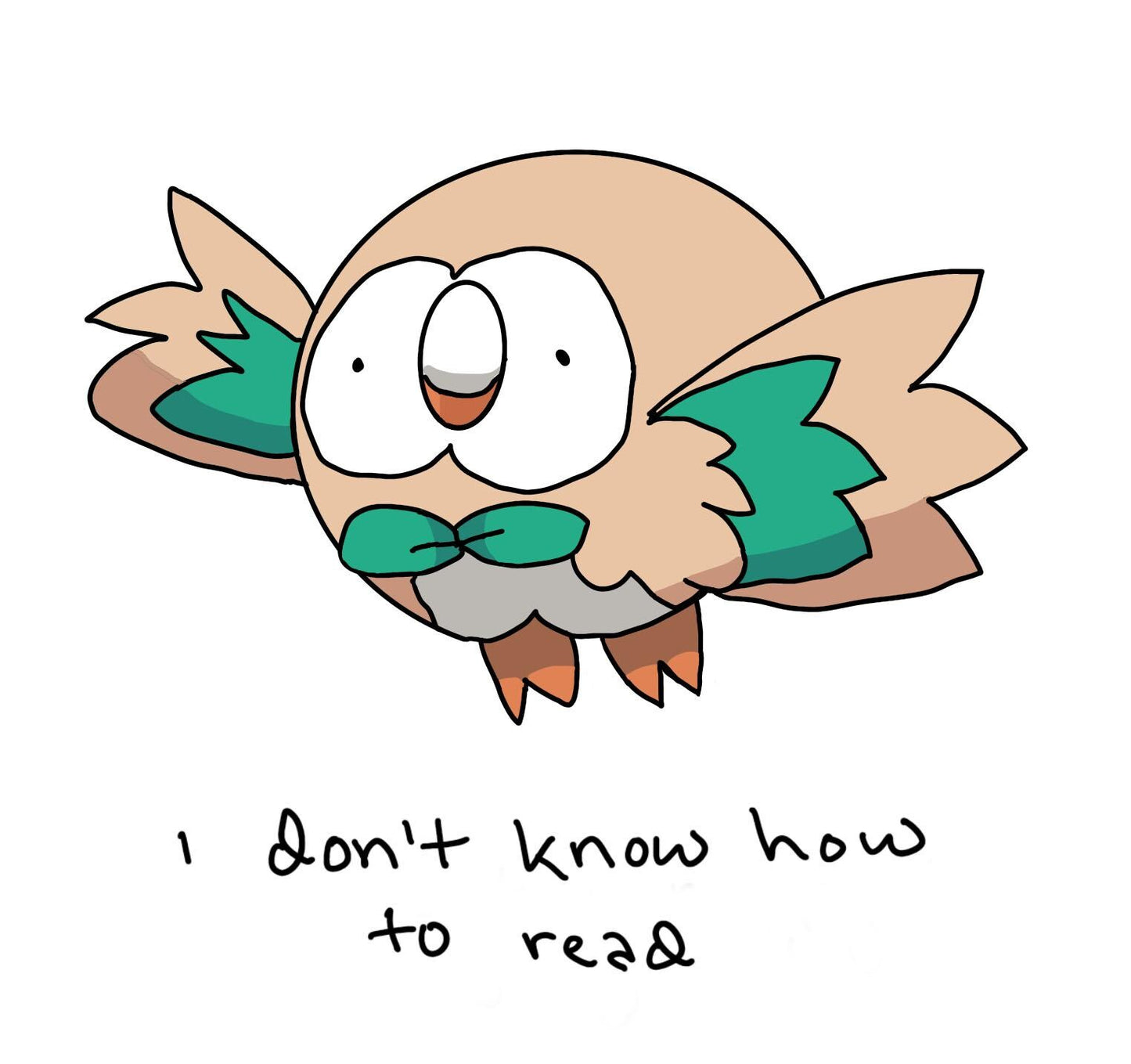 Rowlet Teardrop Earrings: Funny Gamer Gift