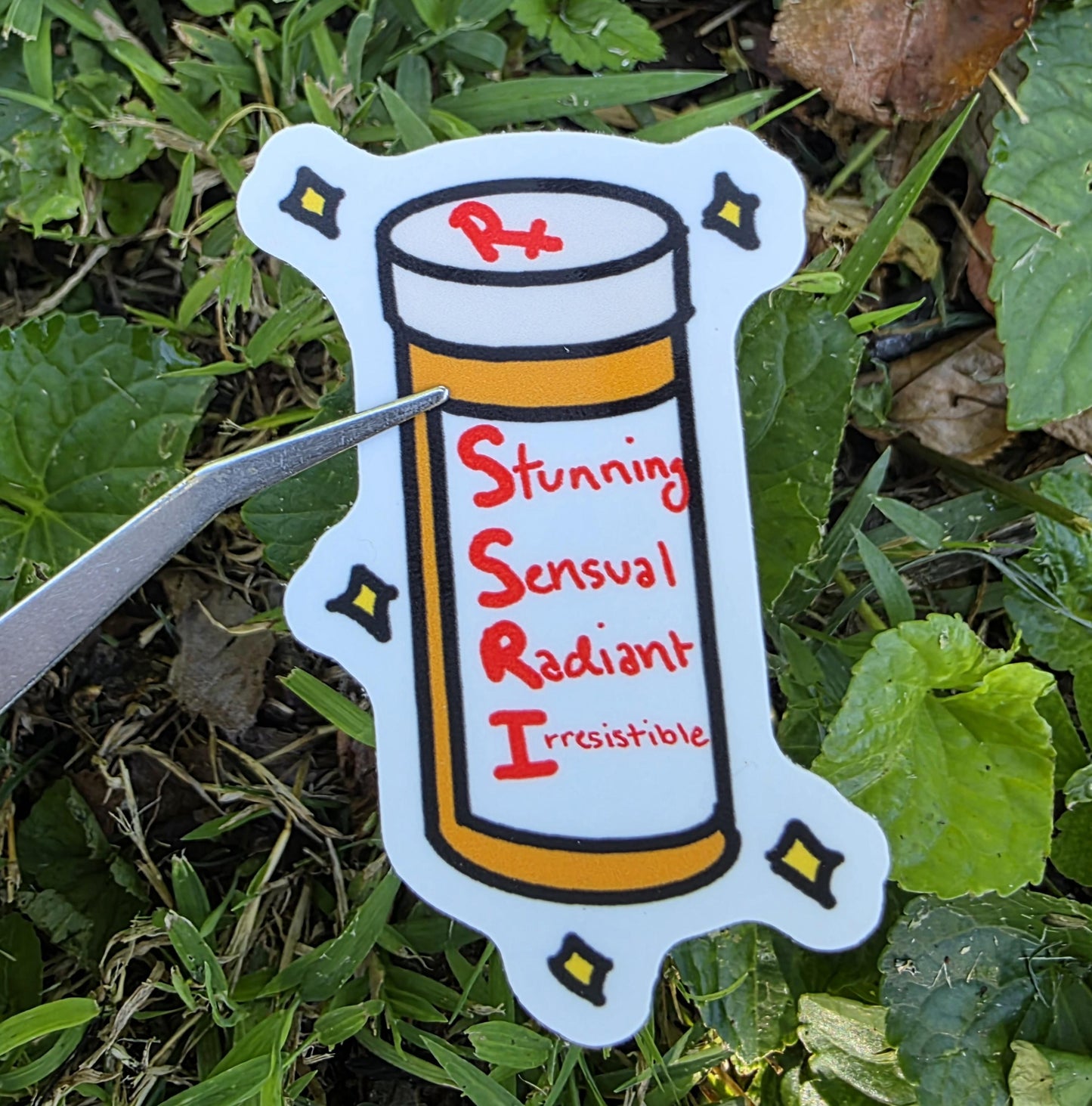SSRI Antidepressant Humor Sticker