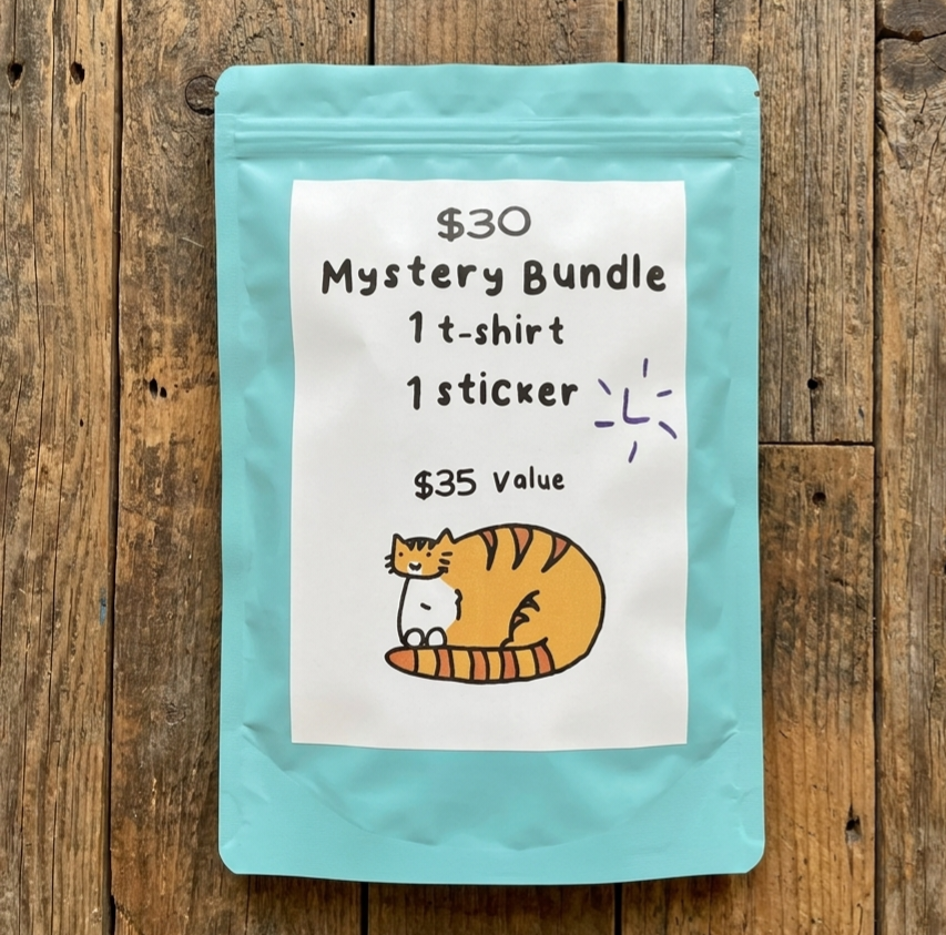 Mystery T-shirt Sticker Grab Bag Blind Box