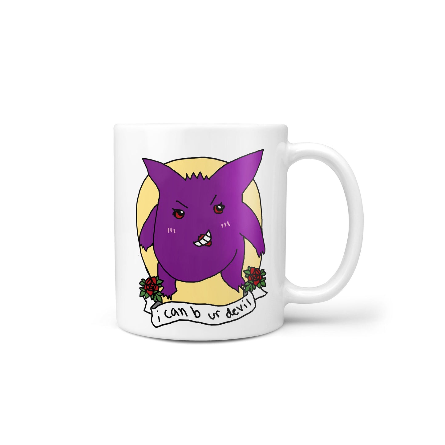 Ghost Demon Devil Meme Novelty Mug