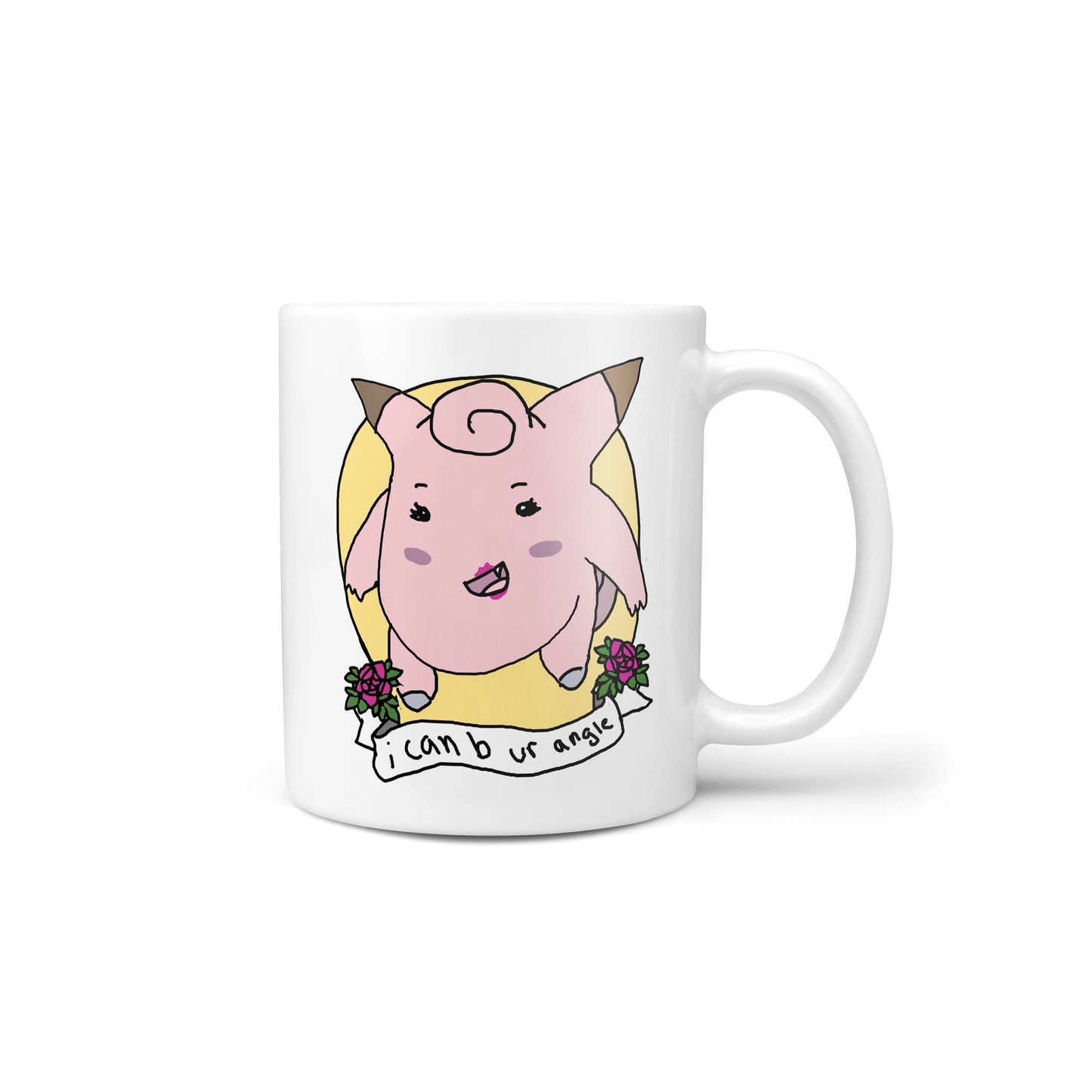 Fairy Angel Clefairy Meme Novelty Mug