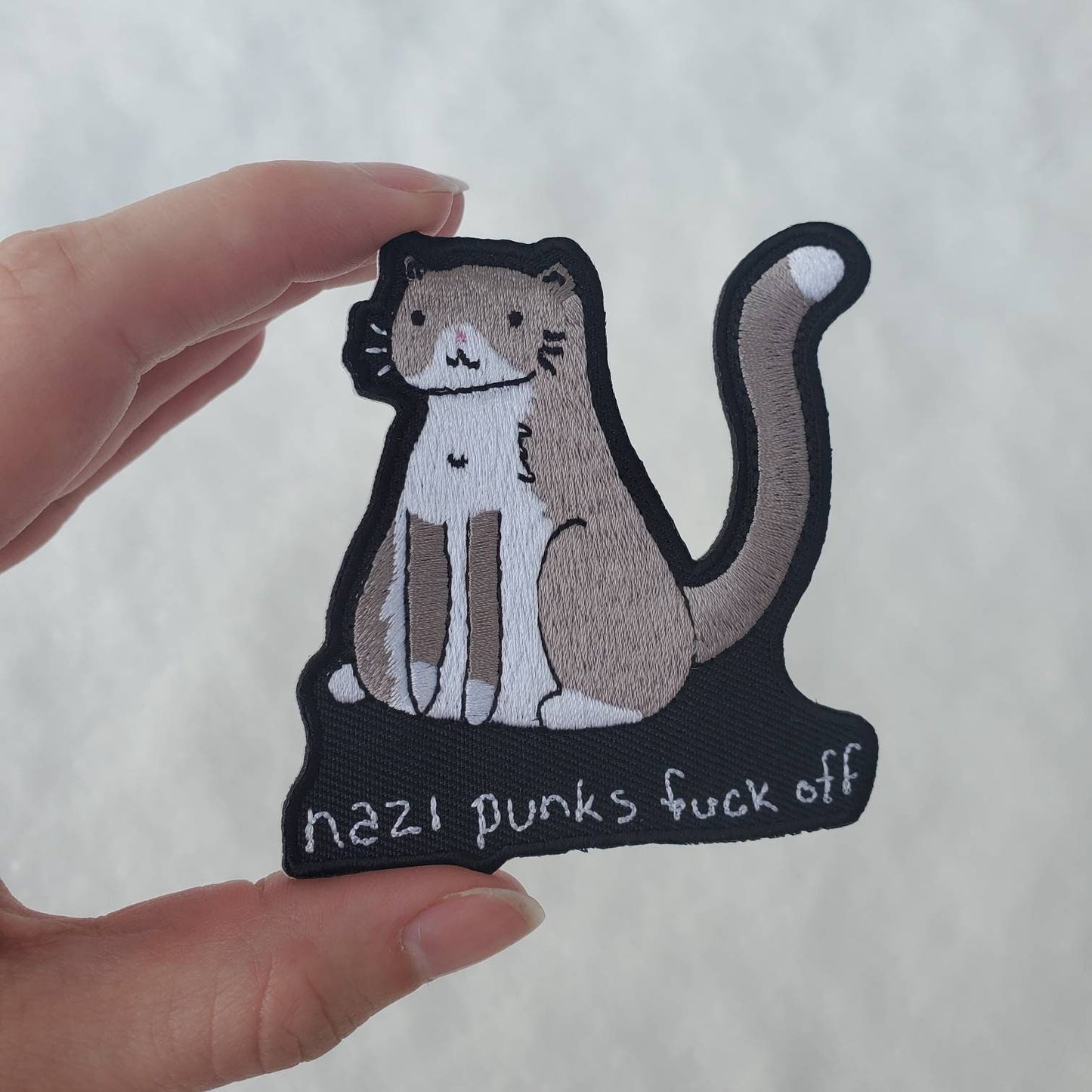 Nazi Punks Fuck Off 3 Inch Patch