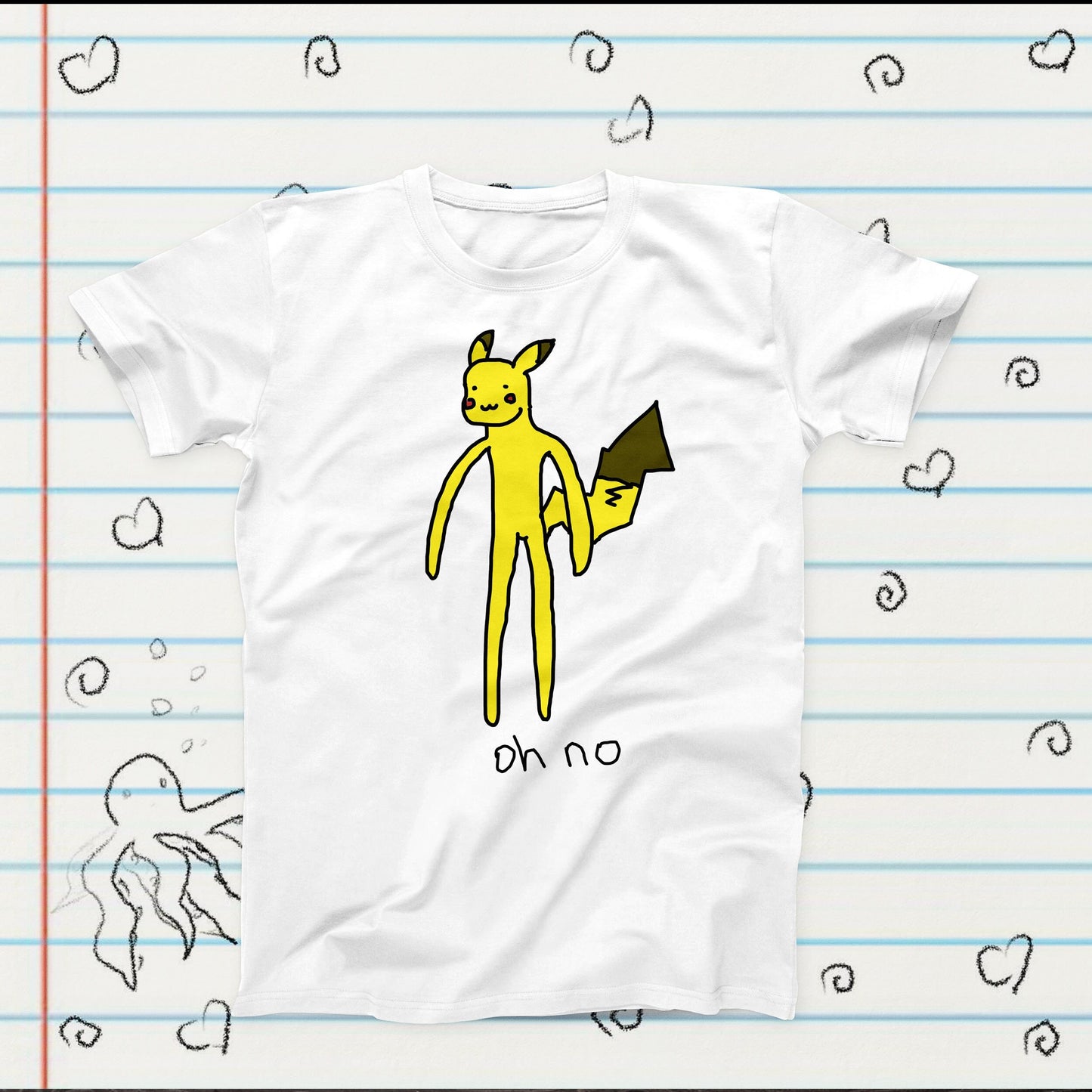 Oh No Long Electric Friend Meme Shirt, Sublimation Tshirt Gift, Graphic Tshirt, Video Game Merch, Cute Gamer Fan Gift, Cursed Tshirt, Funny