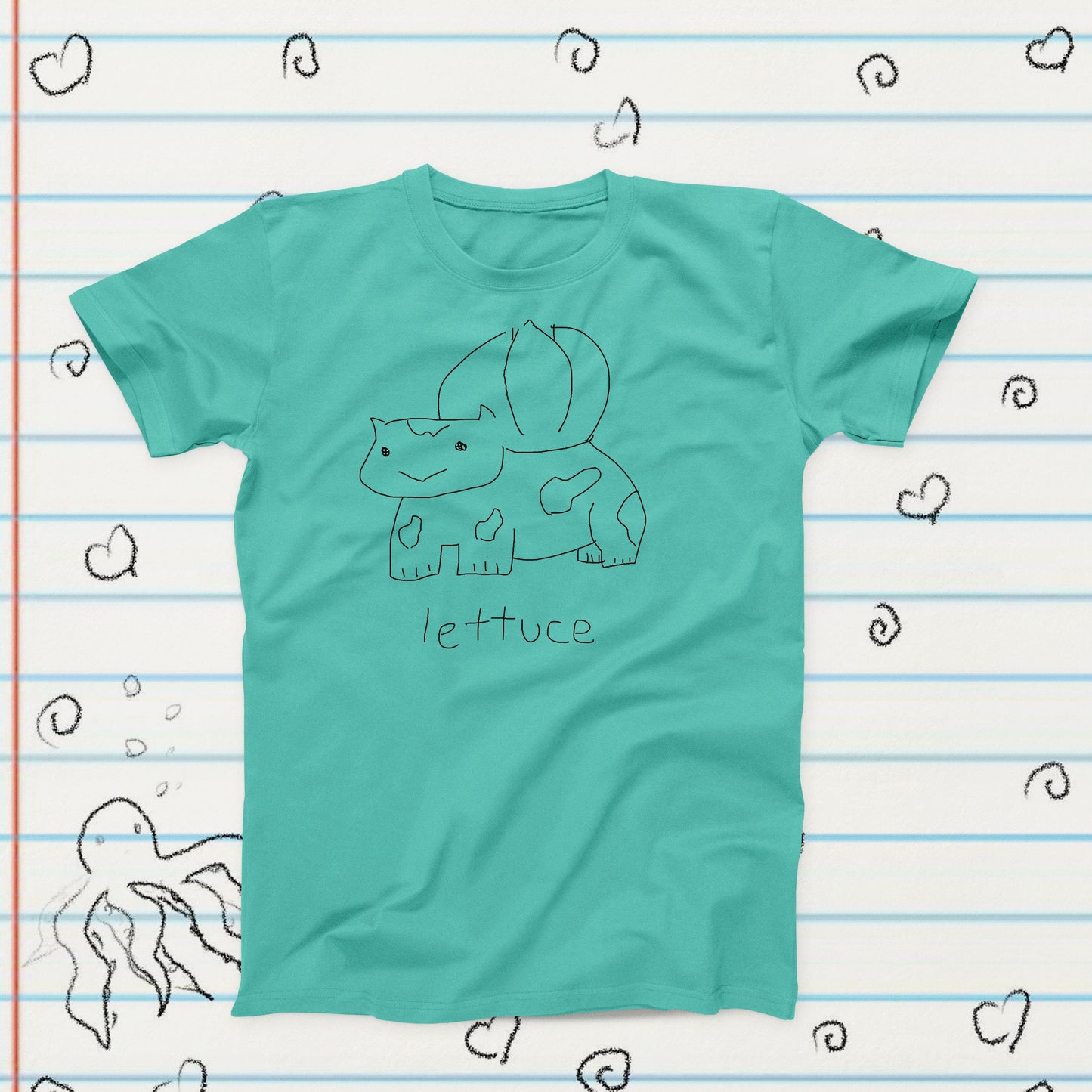 CHOICE OF 5 COLORS Succulent Friend Lettuce Novelty T-Shirt