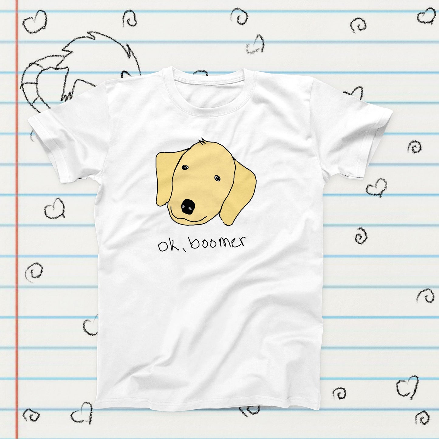 Ok Boomer Golder Retriever Novelty T-Shirt