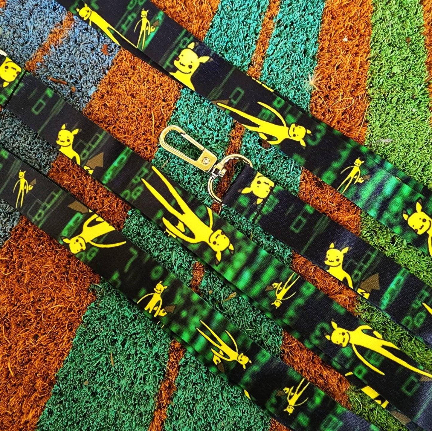 Oh No Electric Friend Nylon Lanyard