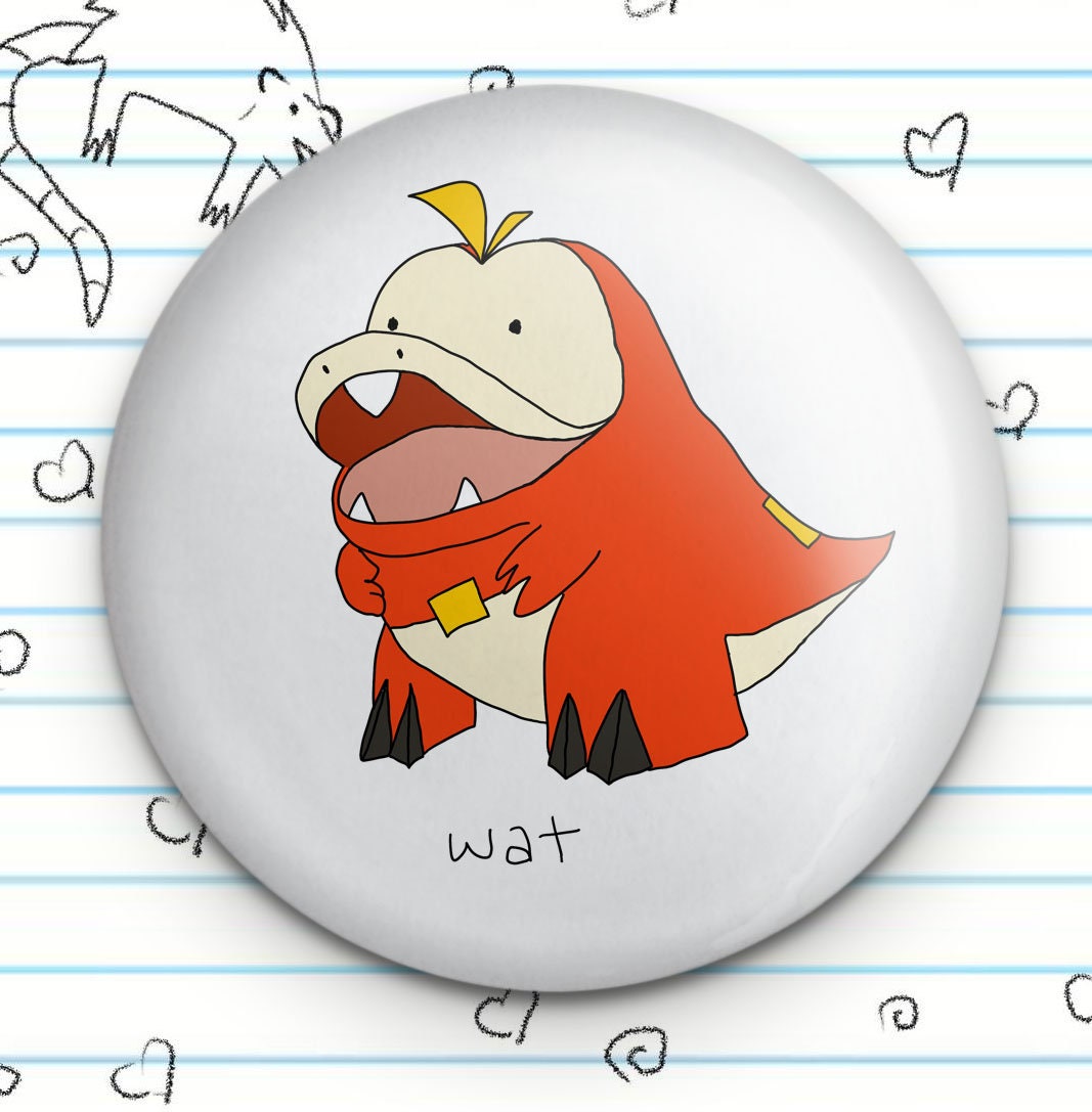 Empty Head No Thoughts Fire Wat Friend 1.25" Button