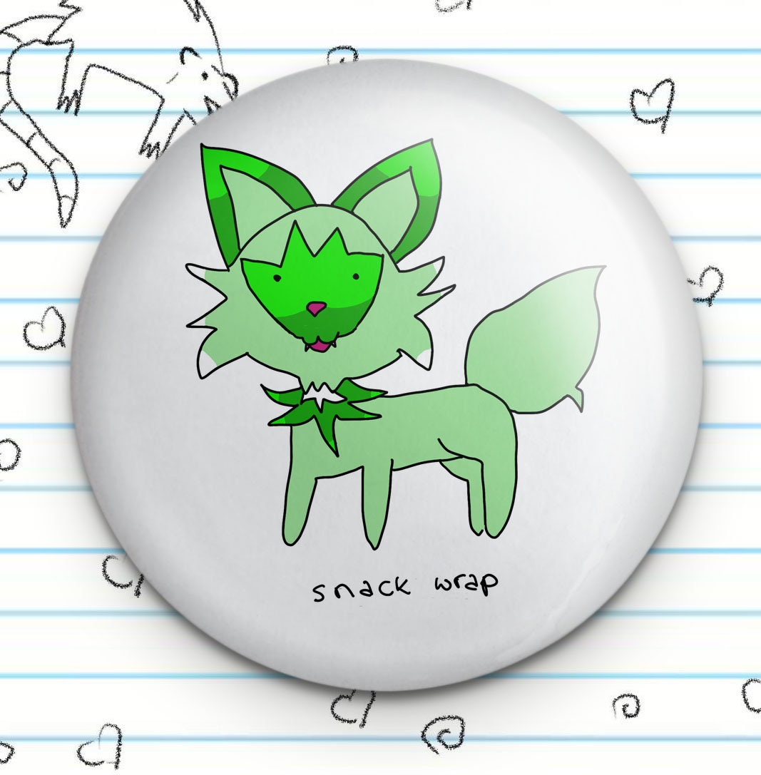 Magic Salad Snack Wrap Friend 1.25" Button