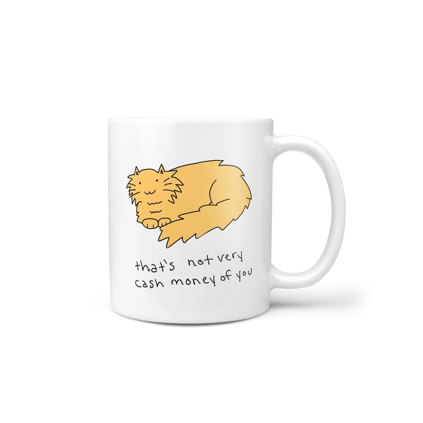 Not Very Cash Money of You Cat Meme Mug