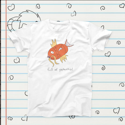 Determined Koi Magikarp T-Shirt: Funny Video Game Meme Gift