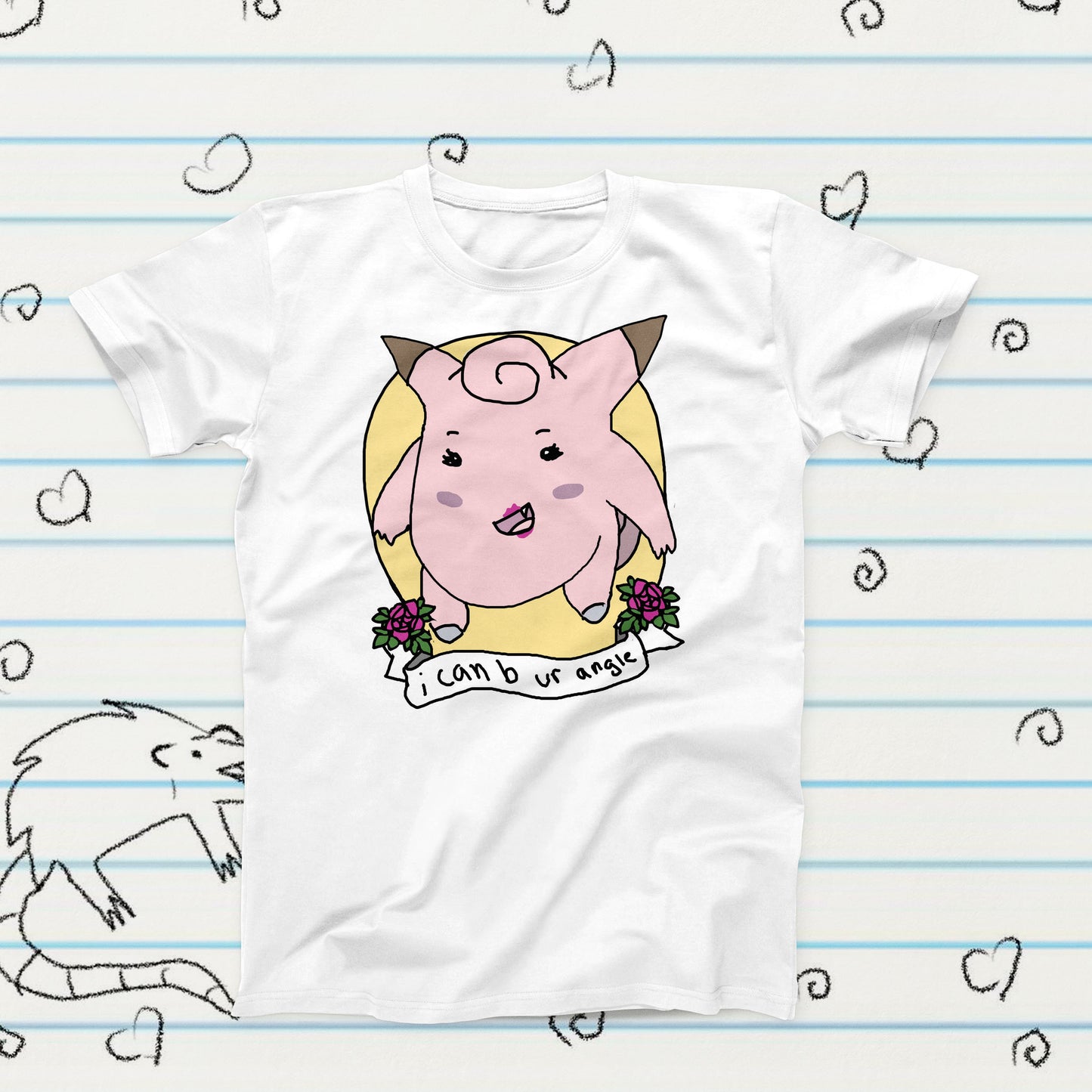 Angel Fairy Meme T-Shirt: Kawaii Graphic Tee, Pink Merch