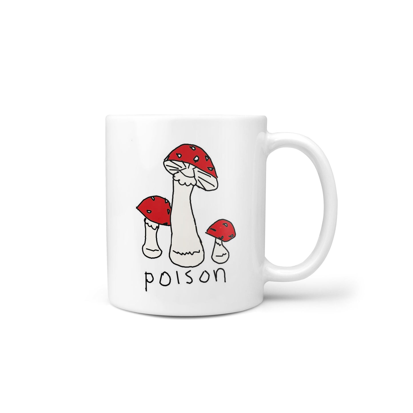 Poison Mushroom Novelty Mug