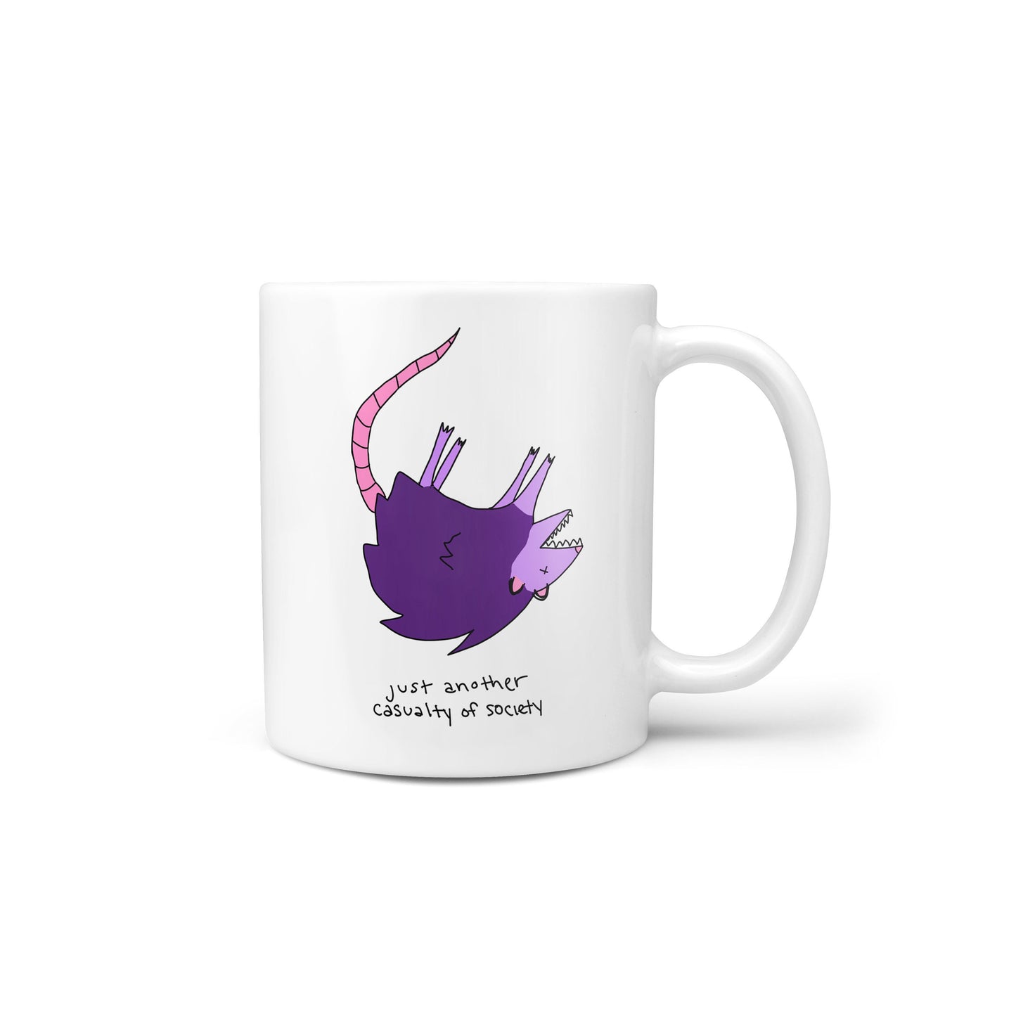 Purple Possum Coffee Mug: Funny Pop Punk Gift