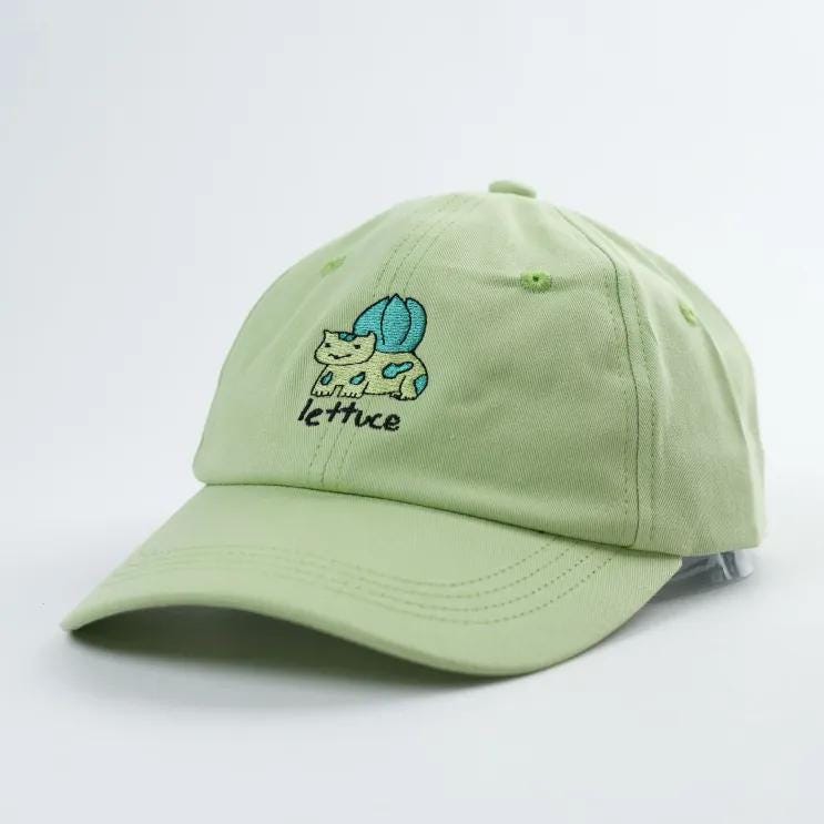 Lettuce Grass Type Friend Baseball Dad Hat