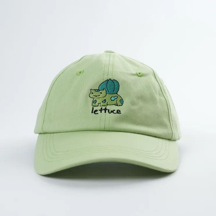 Lettuce Grass Type Friend Baseball Dad Hat