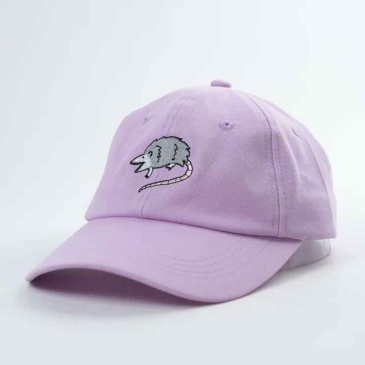 Purple Feral Possum Opossum Baseball Dad Hat