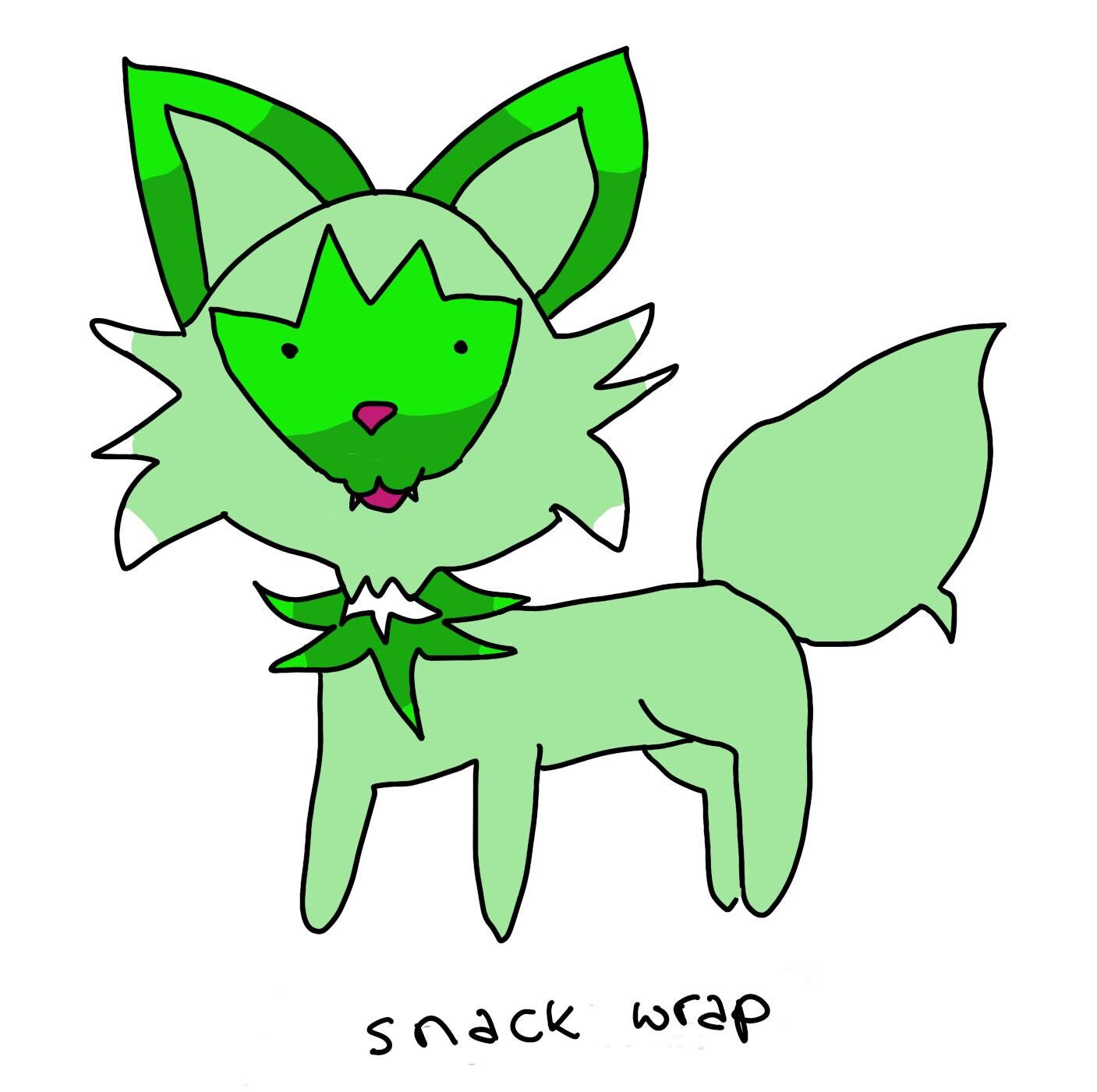 Magic Salad Snack Wrap Friend 1.25" Button