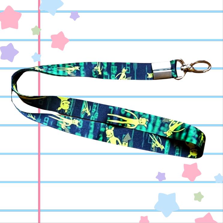 Oh No Electric Friend Nylon Lanyard