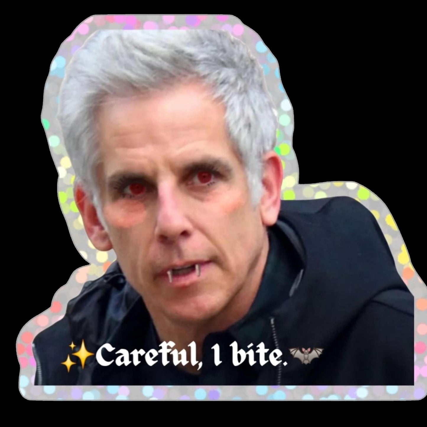 Astarion Baldur's Gate 3 Meme Sticker: Waterproof Glitter Vinyl