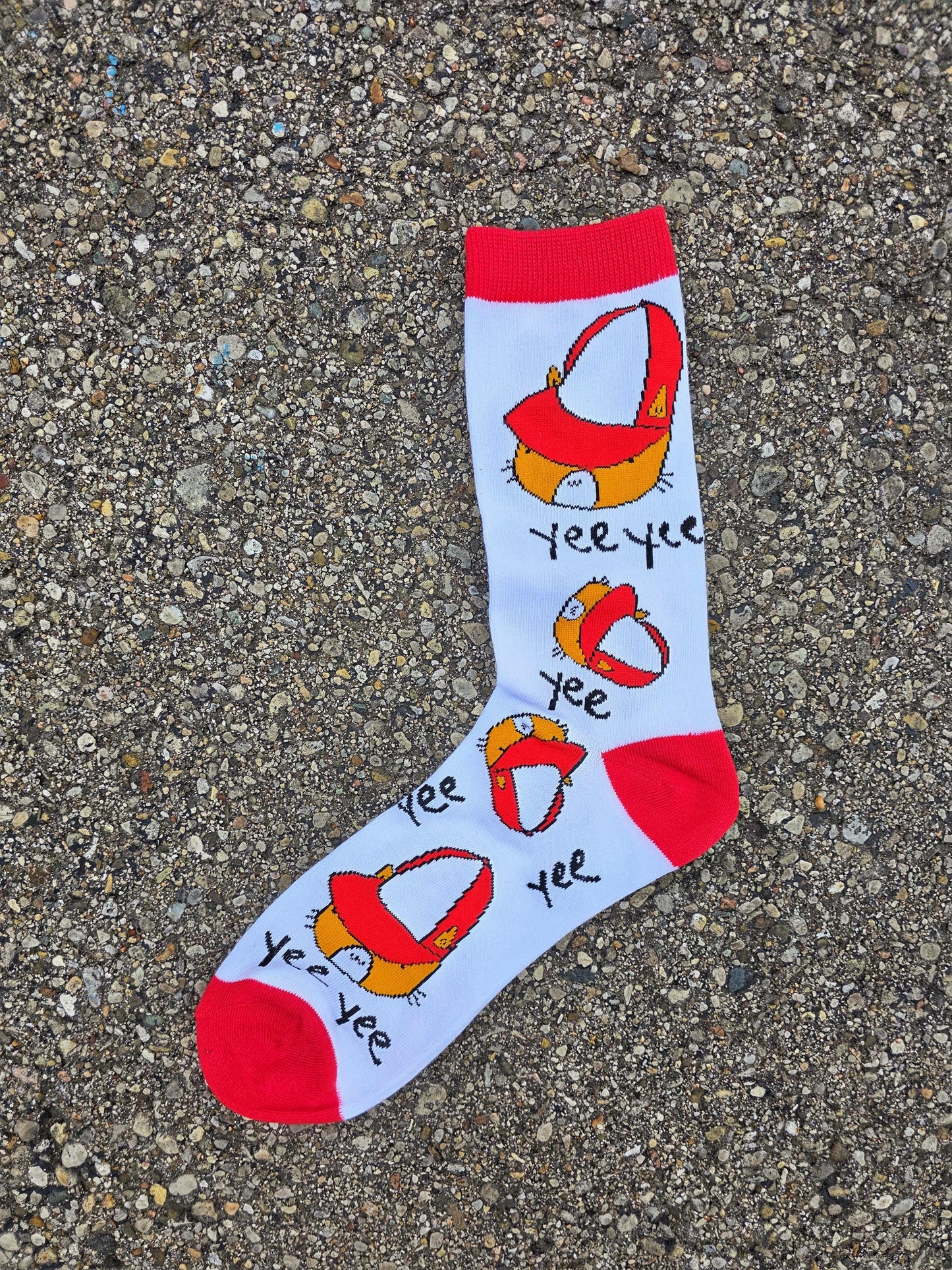 Yee Yee Cat Socks: Novelty Trucker Hat, Unisex Cotton Blend