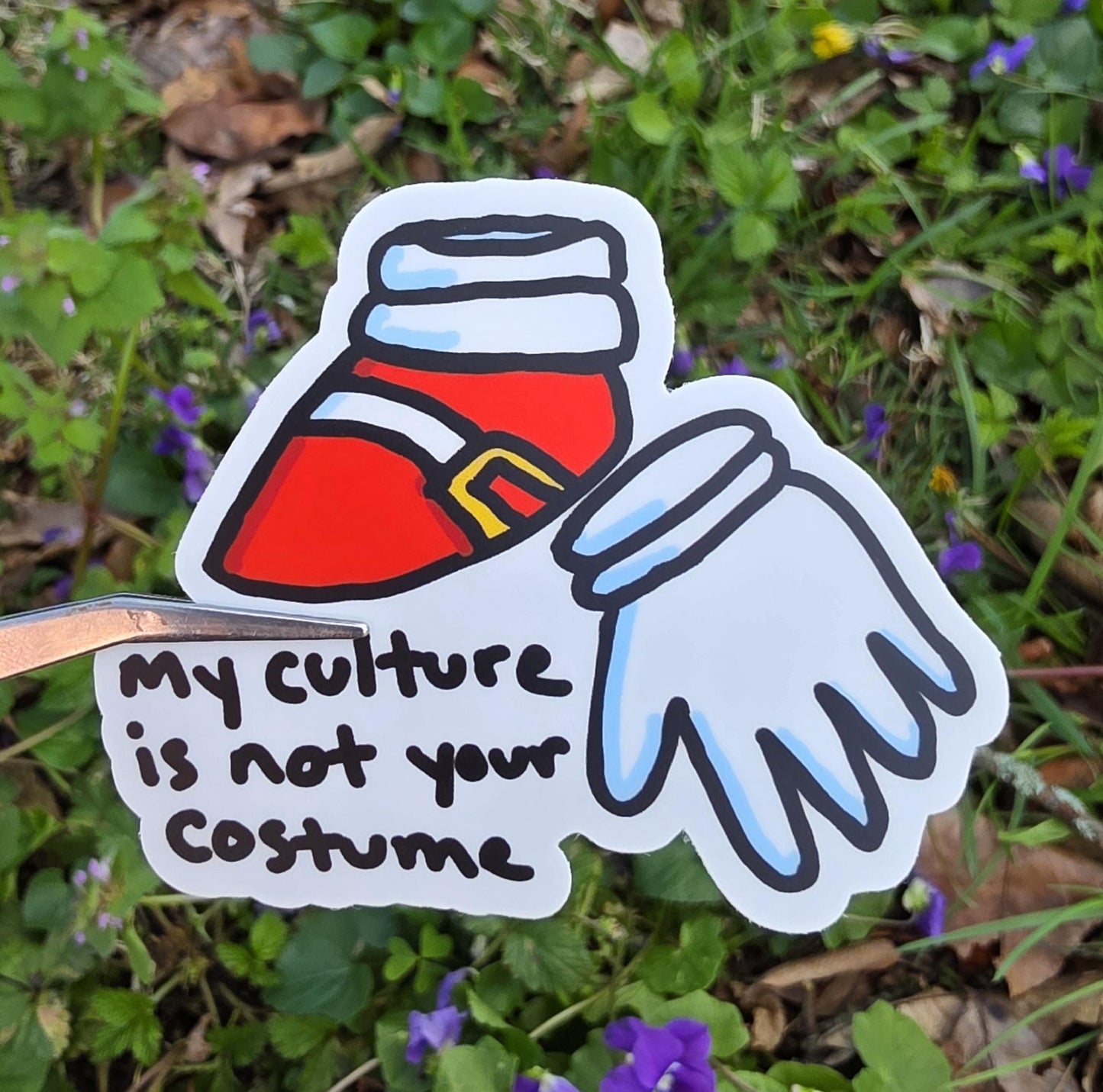 My Culture Blue Hedgehog Meme Vinyl Die-Cut Sticker