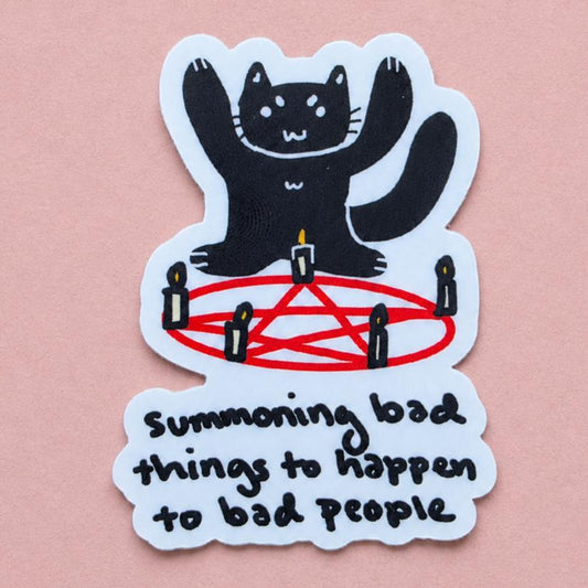 Summoning Bad Things 3 inch Vinyl Die-Cut Sticker