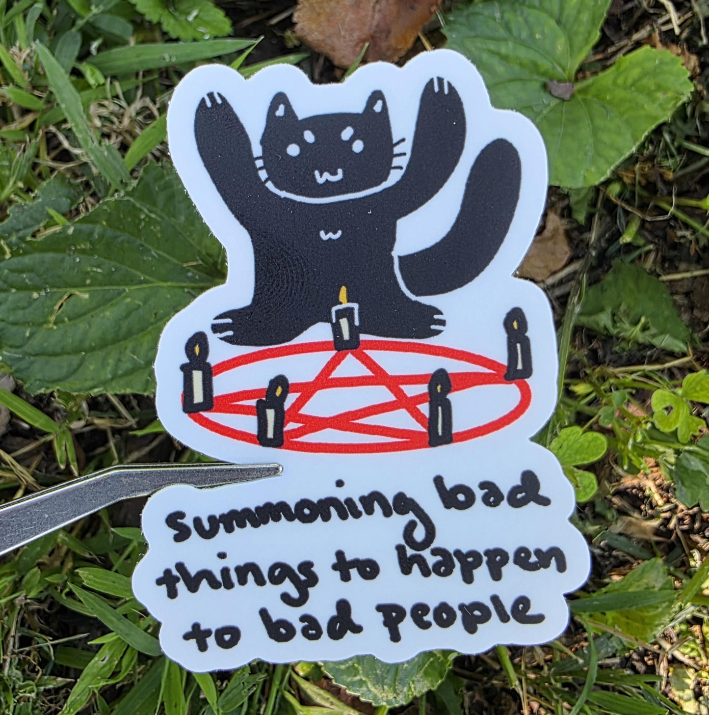 Summoning Bad Things 3 inch Vinyl Die-Cut Sticker