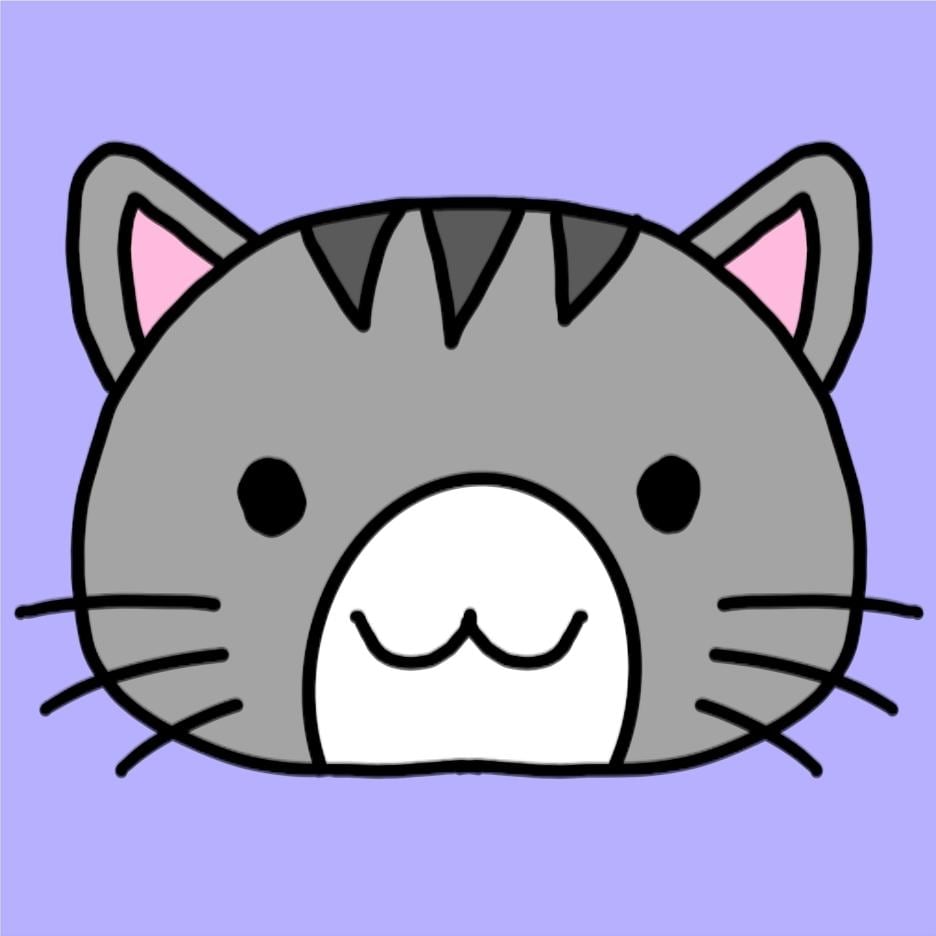 Cat Meme One Key Keycap Fidget Keychain