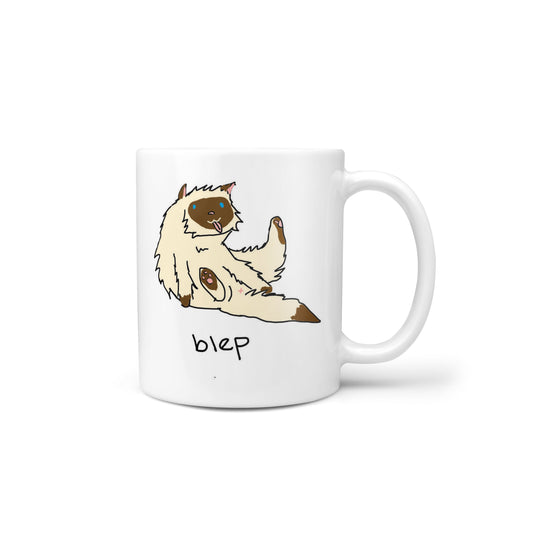 Blep Cat Novelty Meme Mug