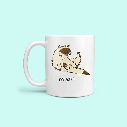 Mlem Cat Novelty Meme Mug