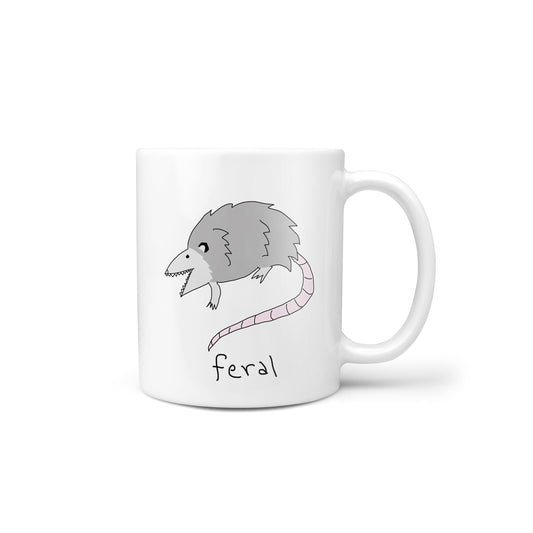 Feral Possum Novelty Mug