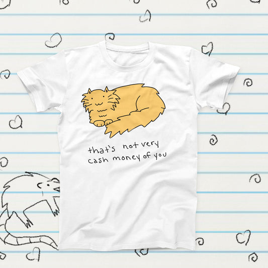 Not Very Cash Money of You Cat Meme Novelty T-Shirt