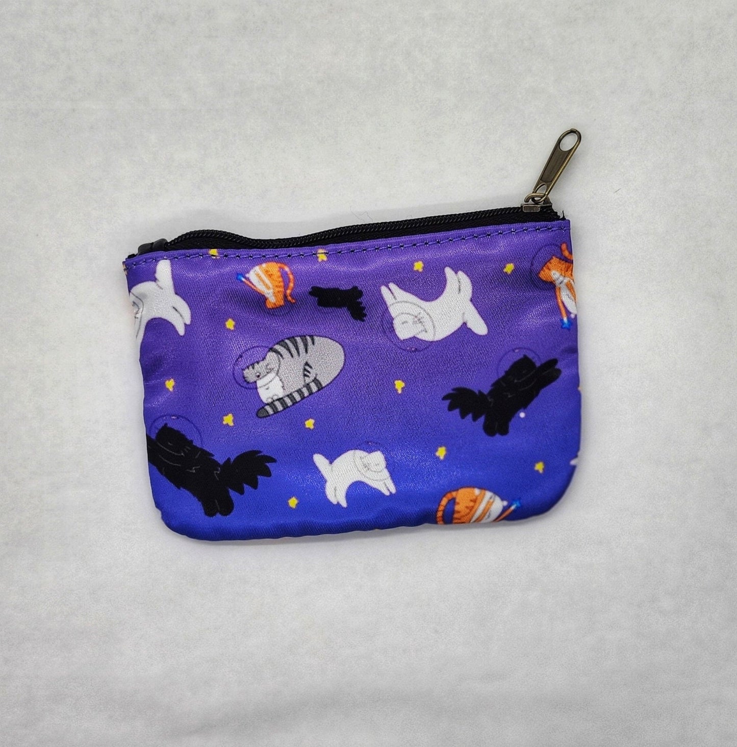 Space Cats Coin Purse, Astronaut Cats Coin Purse, Cat Lover Bag, Cute Cat Gift, Space Cat Lover Bag, Space Cosmic Aesthetic Purse