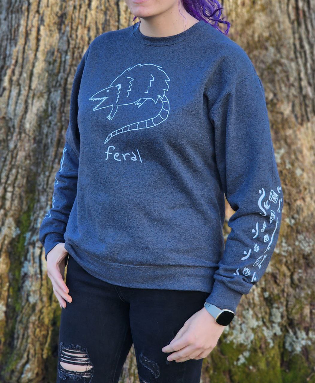 Feral Possum Crew Neck Sweatshirt